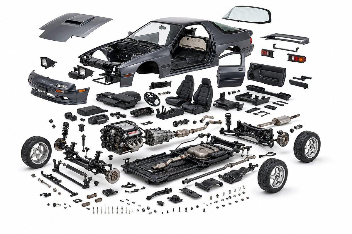 Exploded View Product Diagram Prompt