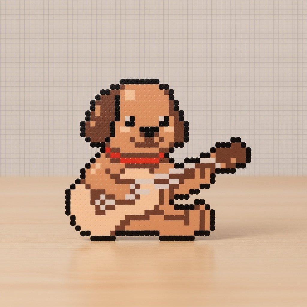 Pixel Art to Perler Bead Photo