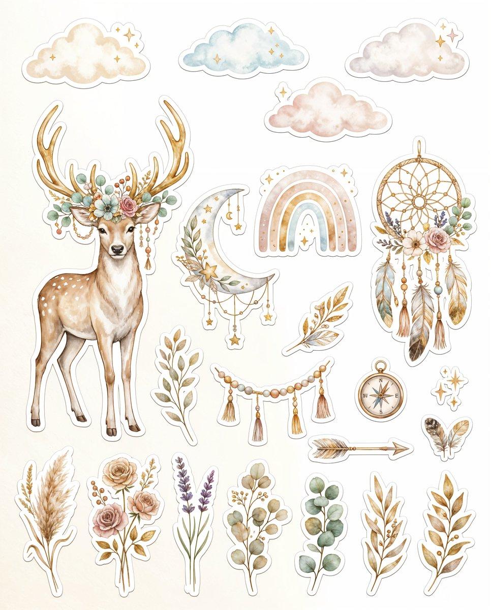 Luxury Boho Sticker Collection