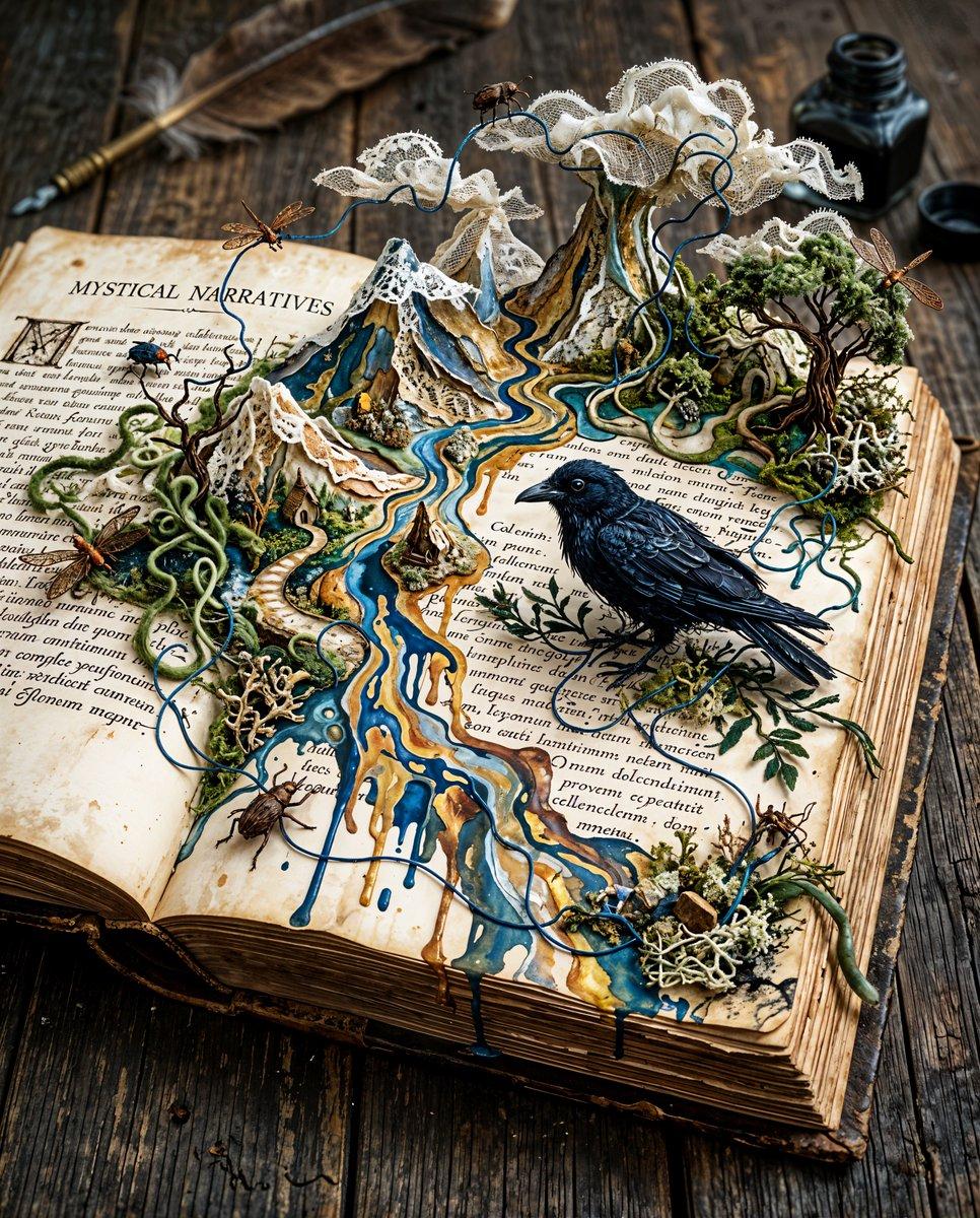 Surreal Miniature Book World