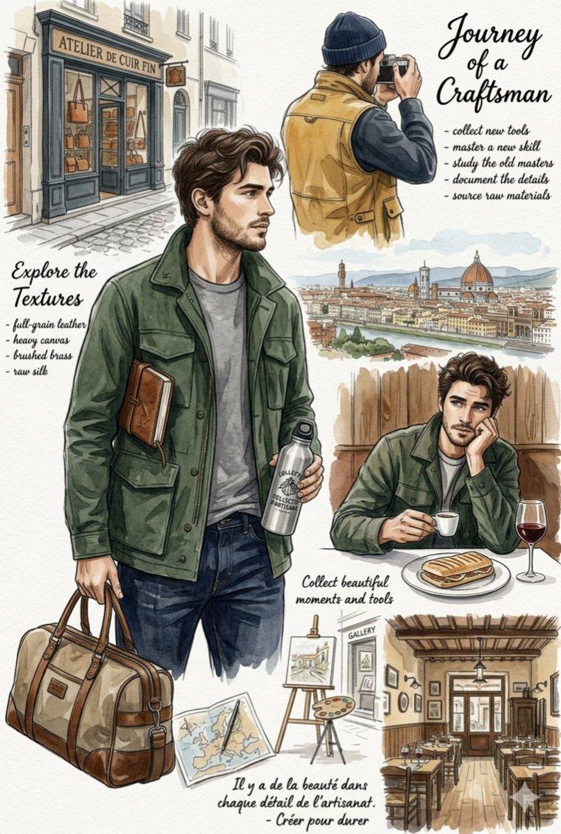 European Travel Lifestyle Moodboard