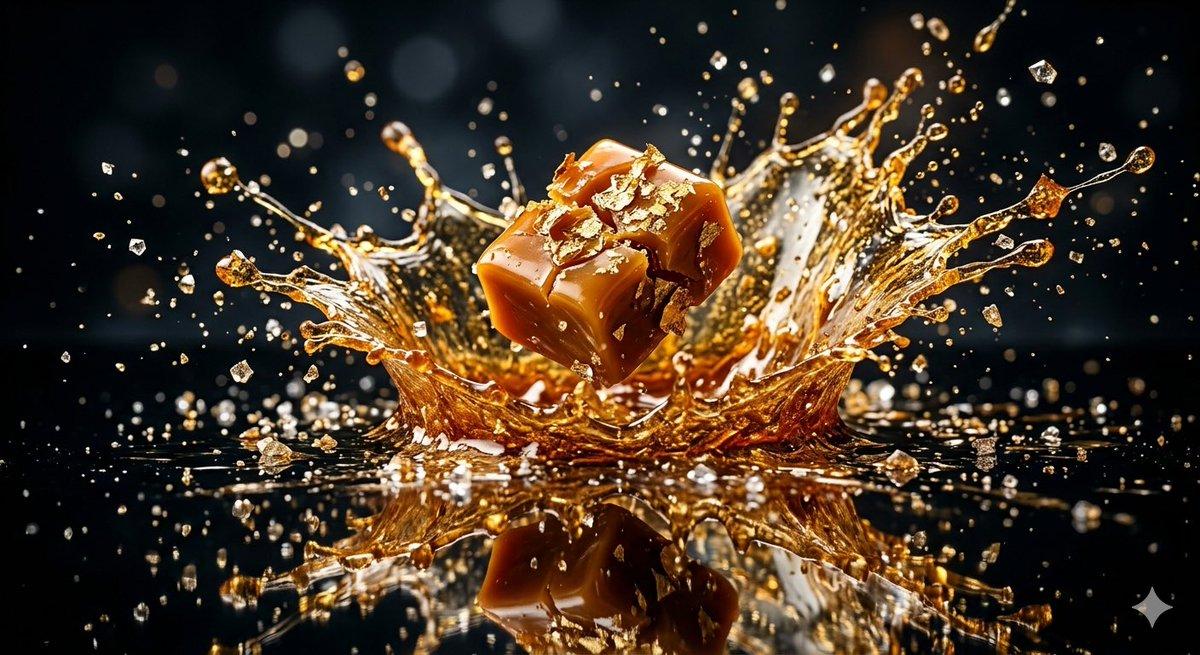 Exploding Molten Caramel Confectionery