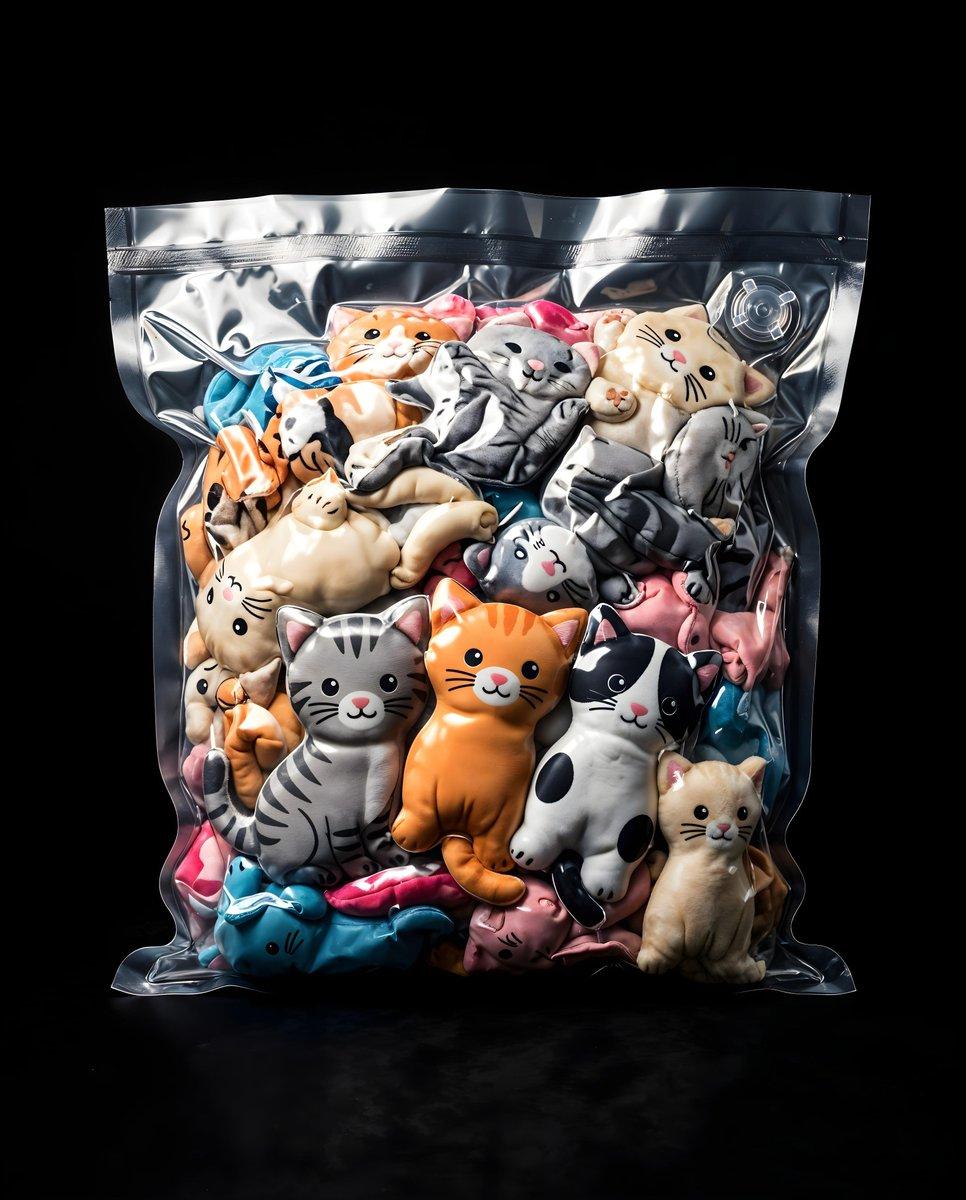 Vacuum Sealed Toy Photography