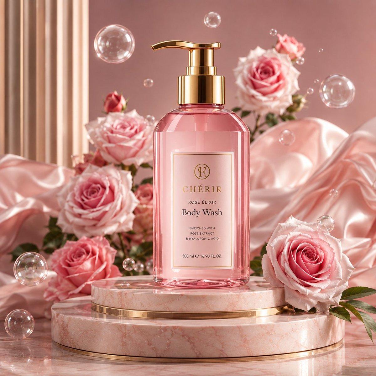 Rose Gold Perfume Advertisement