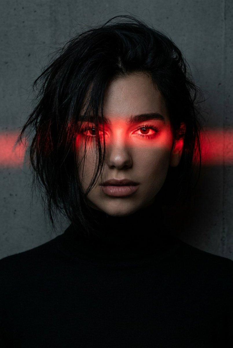 Dramatic Red Light Portrait