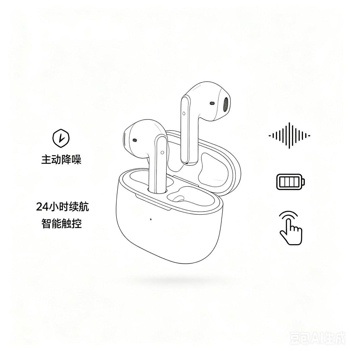 Minimalist Headphone E-commerce Product Photo