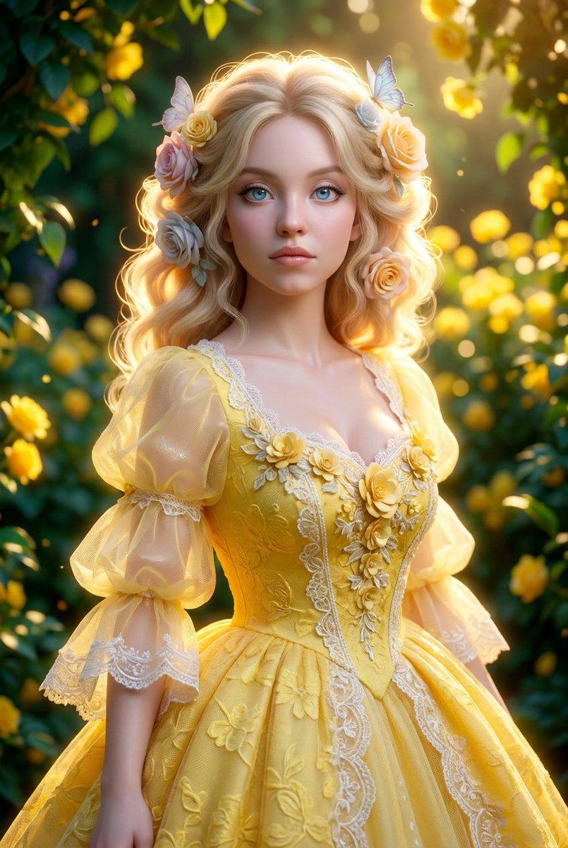 Ethereal Fantasy Princess Digital Portrait