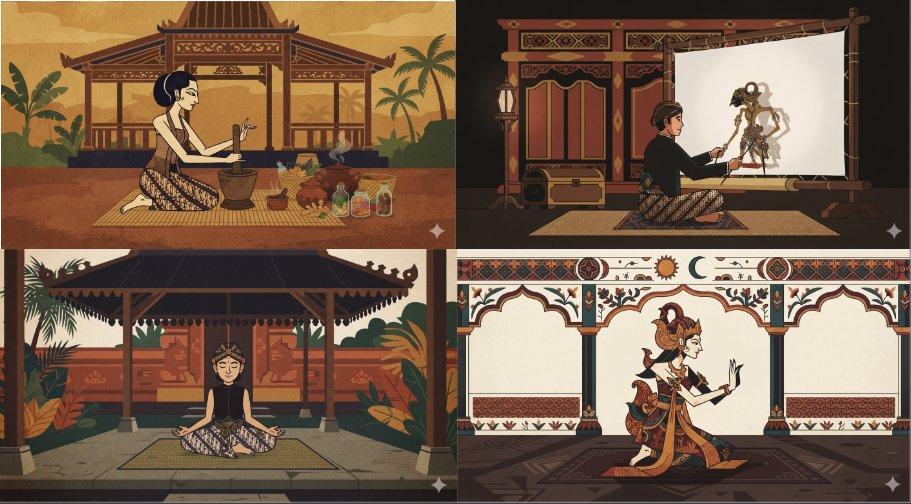 Minimal Flat Javanese Animation