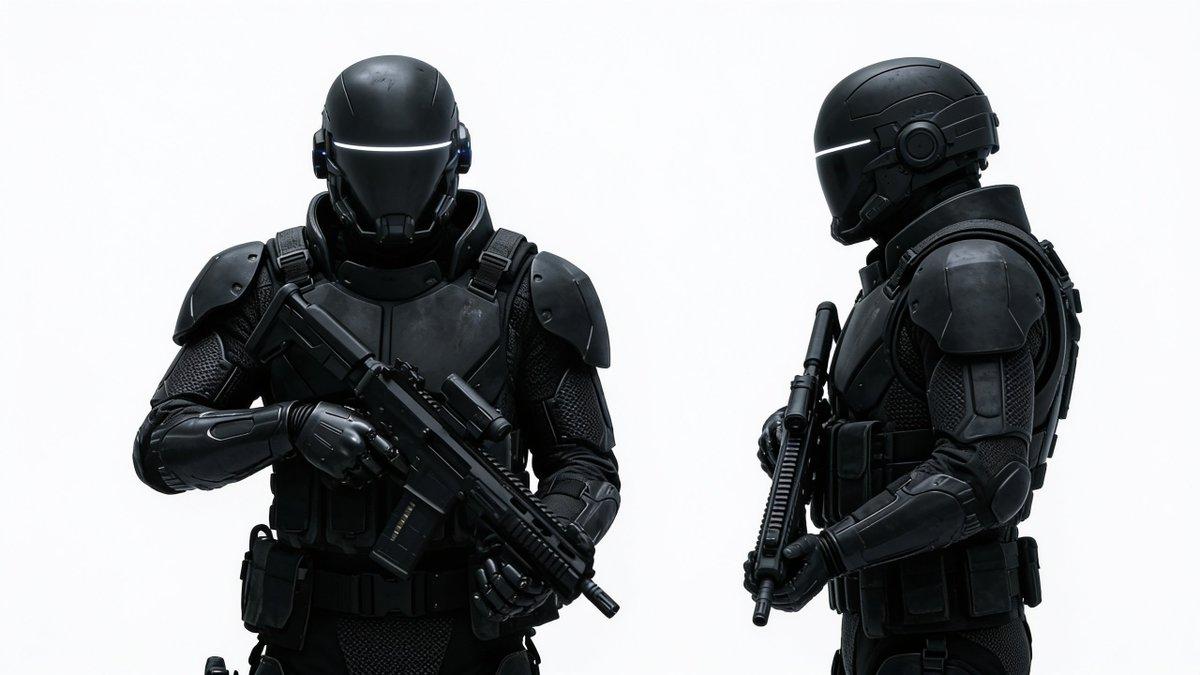 Sci-Fi Tactical Soldier Character Sheet