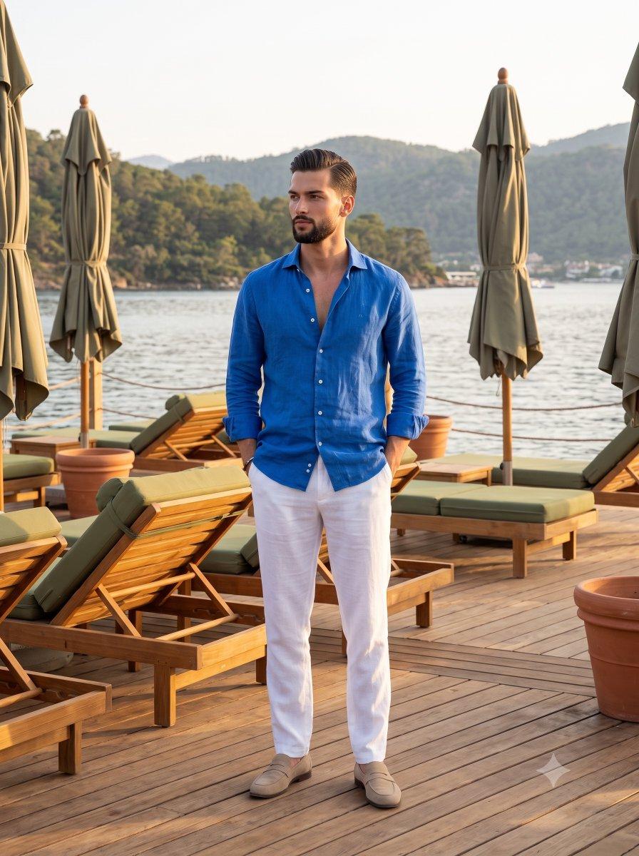 Male Vacation Lifestyle Portrait