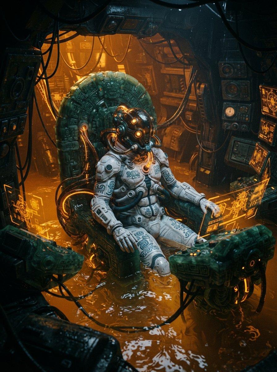 Mesoamerican Bio-Mechanical Cockpit