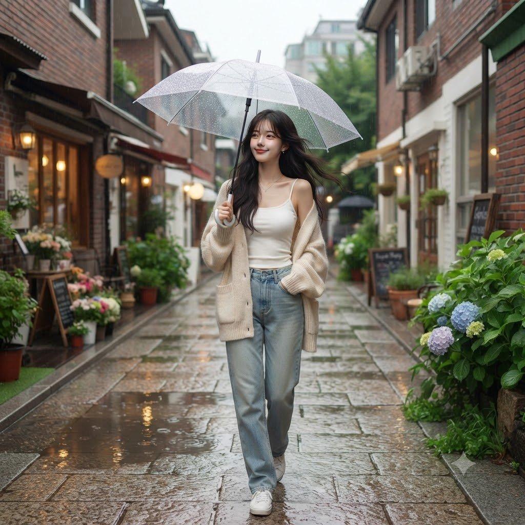 Seoul Rainy Day Lookbook