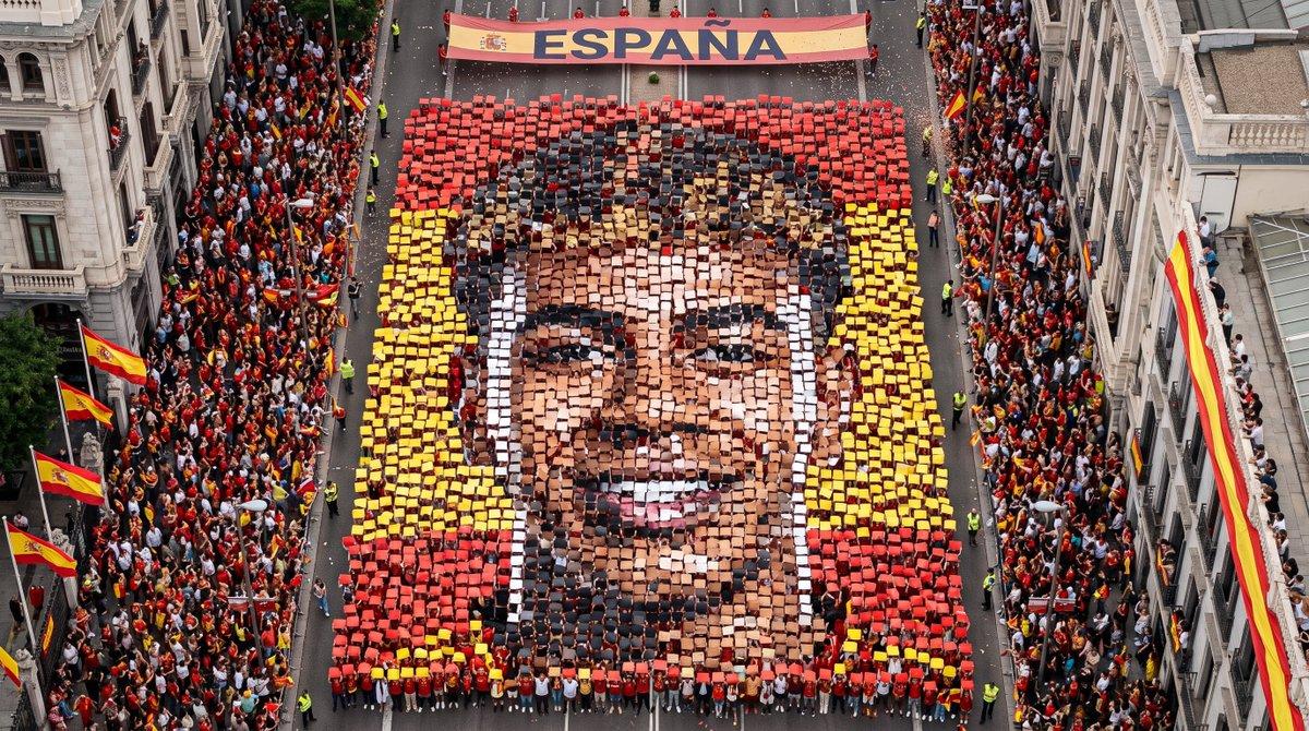 Aerial Street Mosaic Portrait