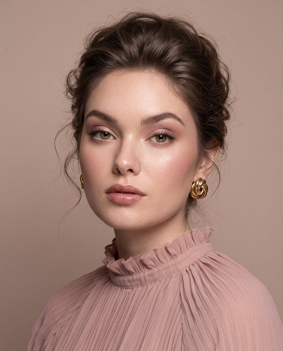 Vintage Coquette Beauty Portrait