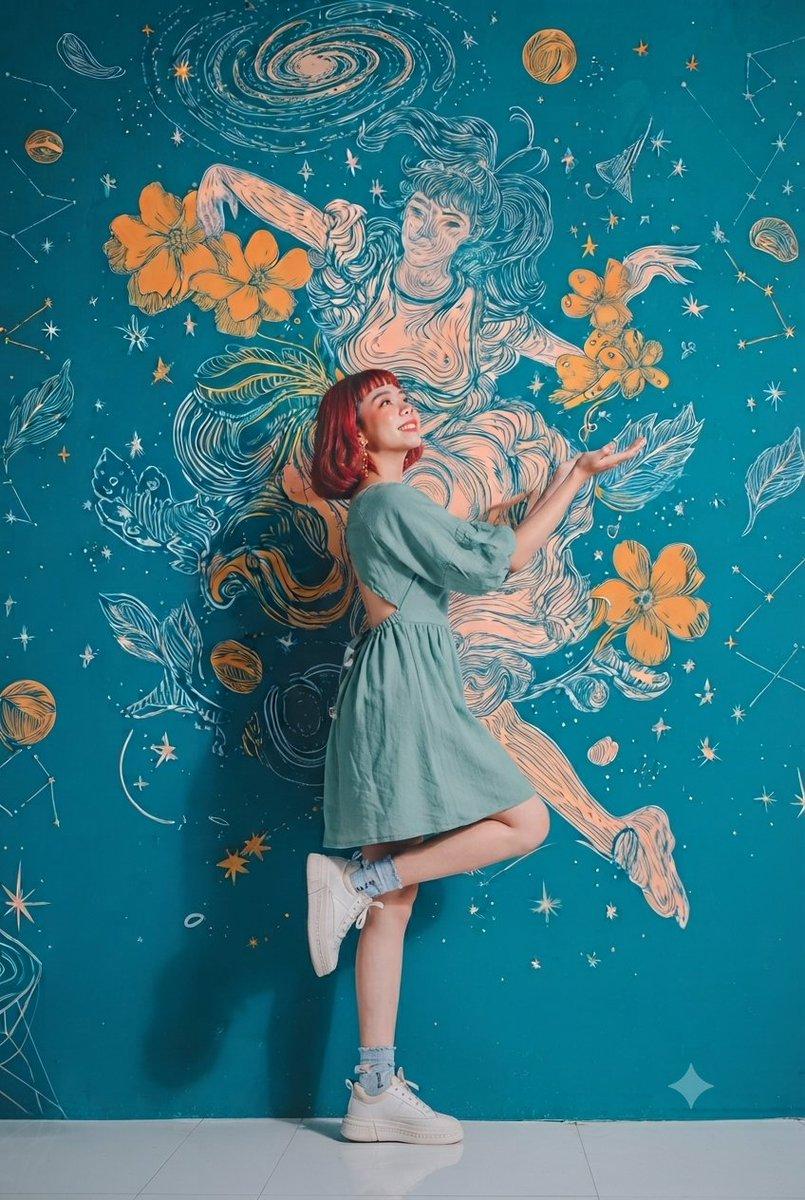 Cosmic Mural Studio Portrait Sequence