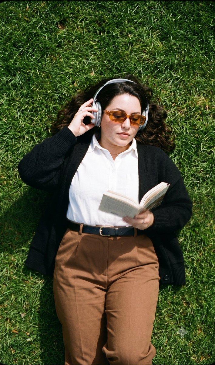 Retro Film Fashion Editorial Park Portrait