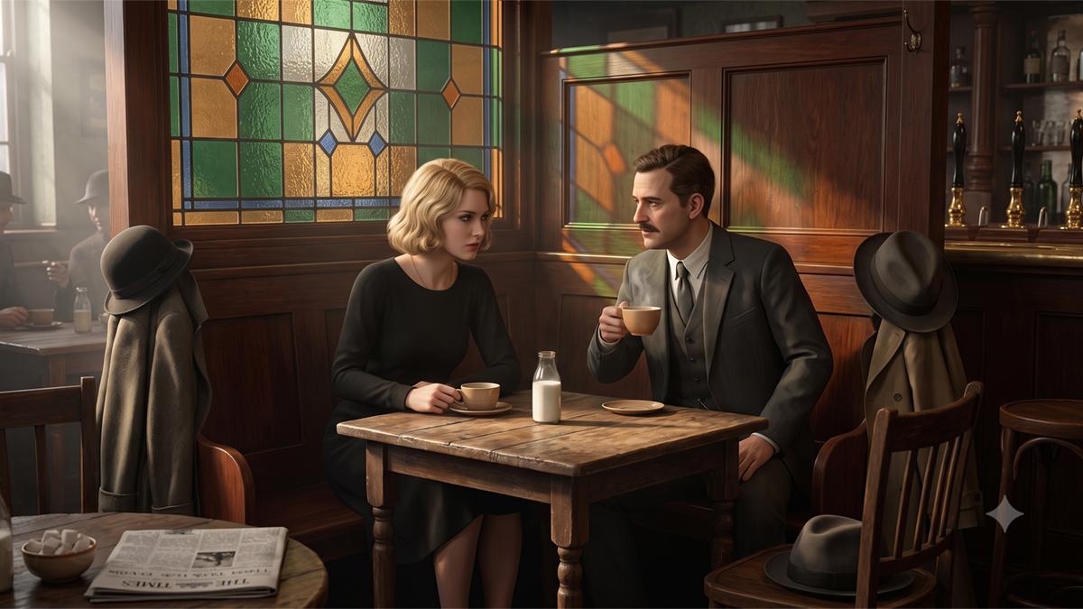Inspector Brown Pub Conversation