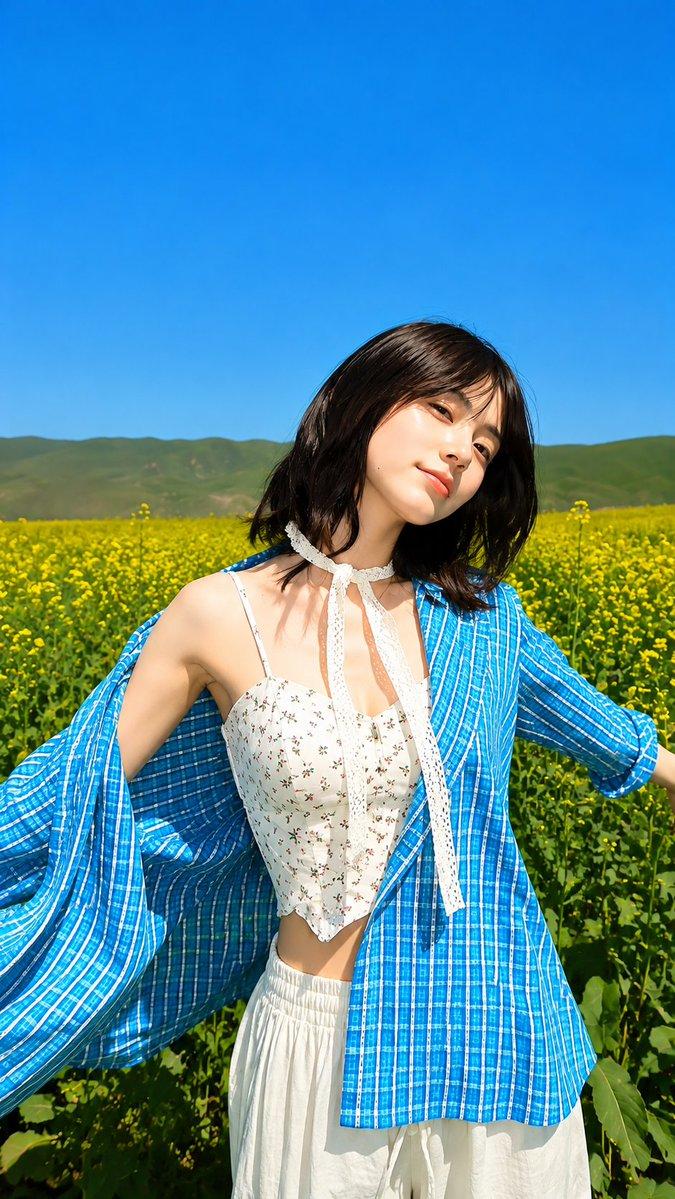 Rapeseed Field Editorial Fashion Photography