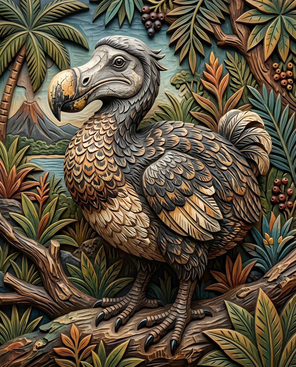 Realistic Dodo Bird Illustration