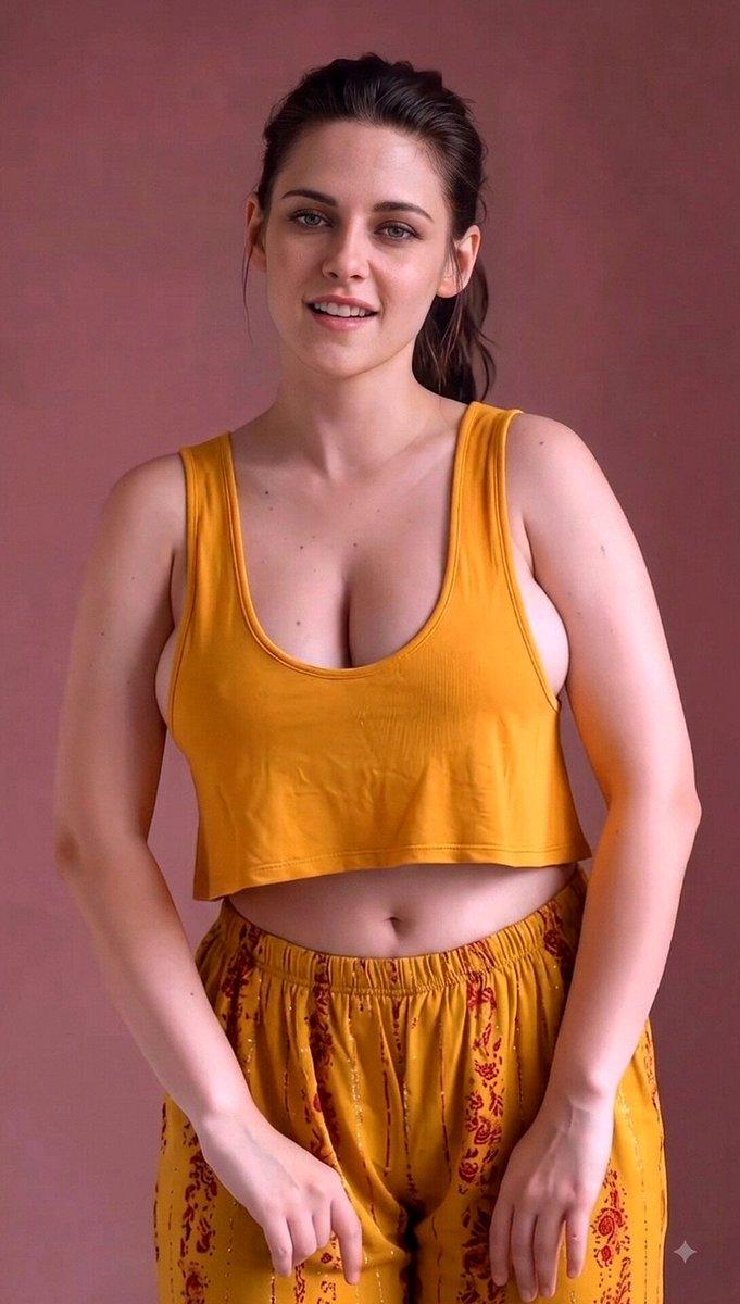 Woman in Yellow Floral Trousers