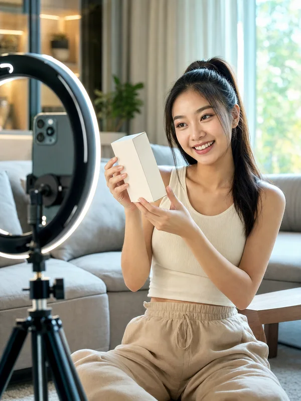 UGC ปักตะกร้า — รูปสินค้า → พรอมต์คลิปรีวิว Omni 10 วิ